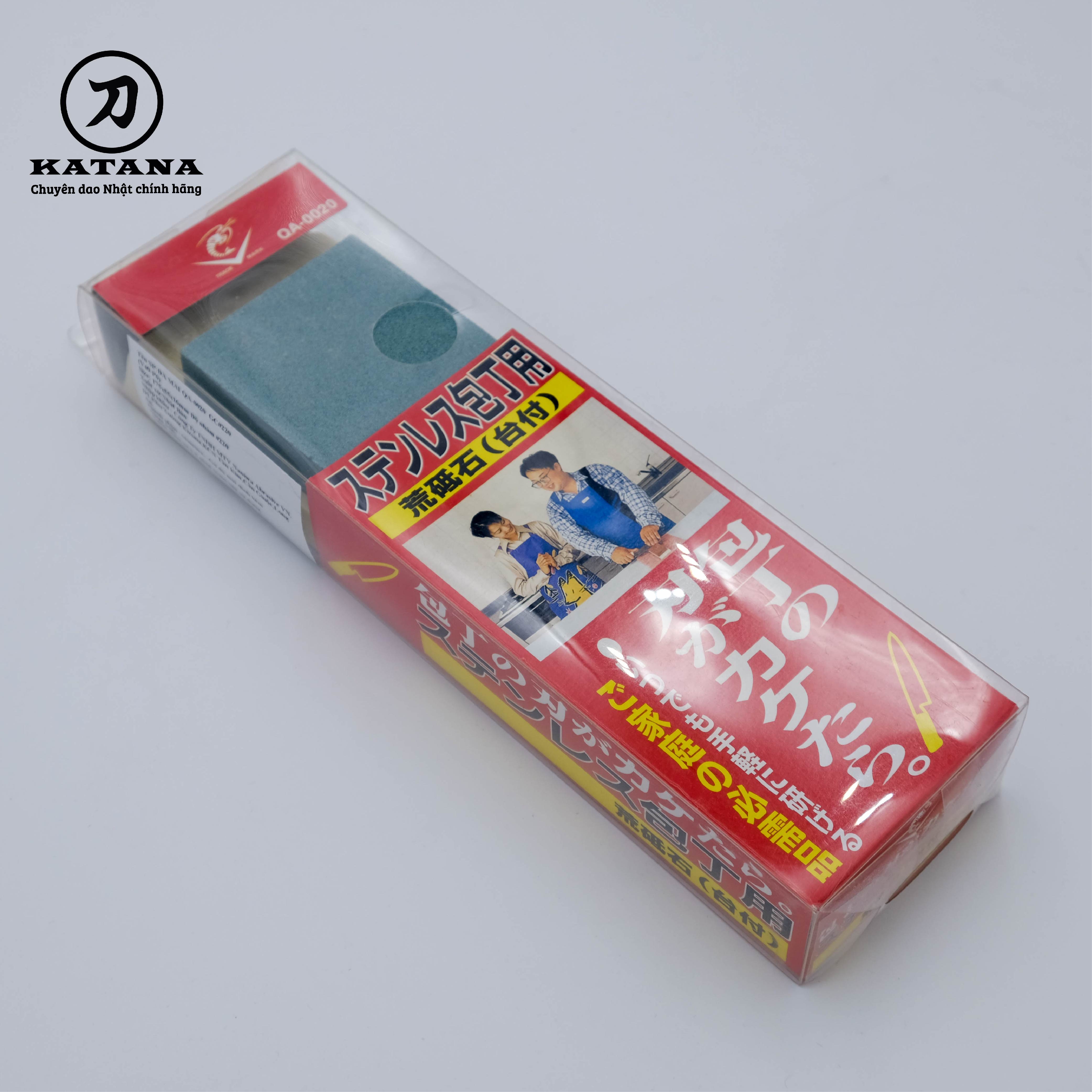 Đá mài thô Naniwa Nhật Bản GC #220 (có đế) - QA0020