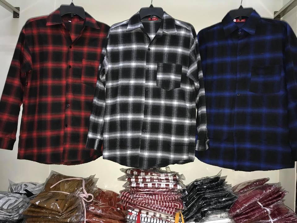 [HCM]Áo sơ caro (flannel)