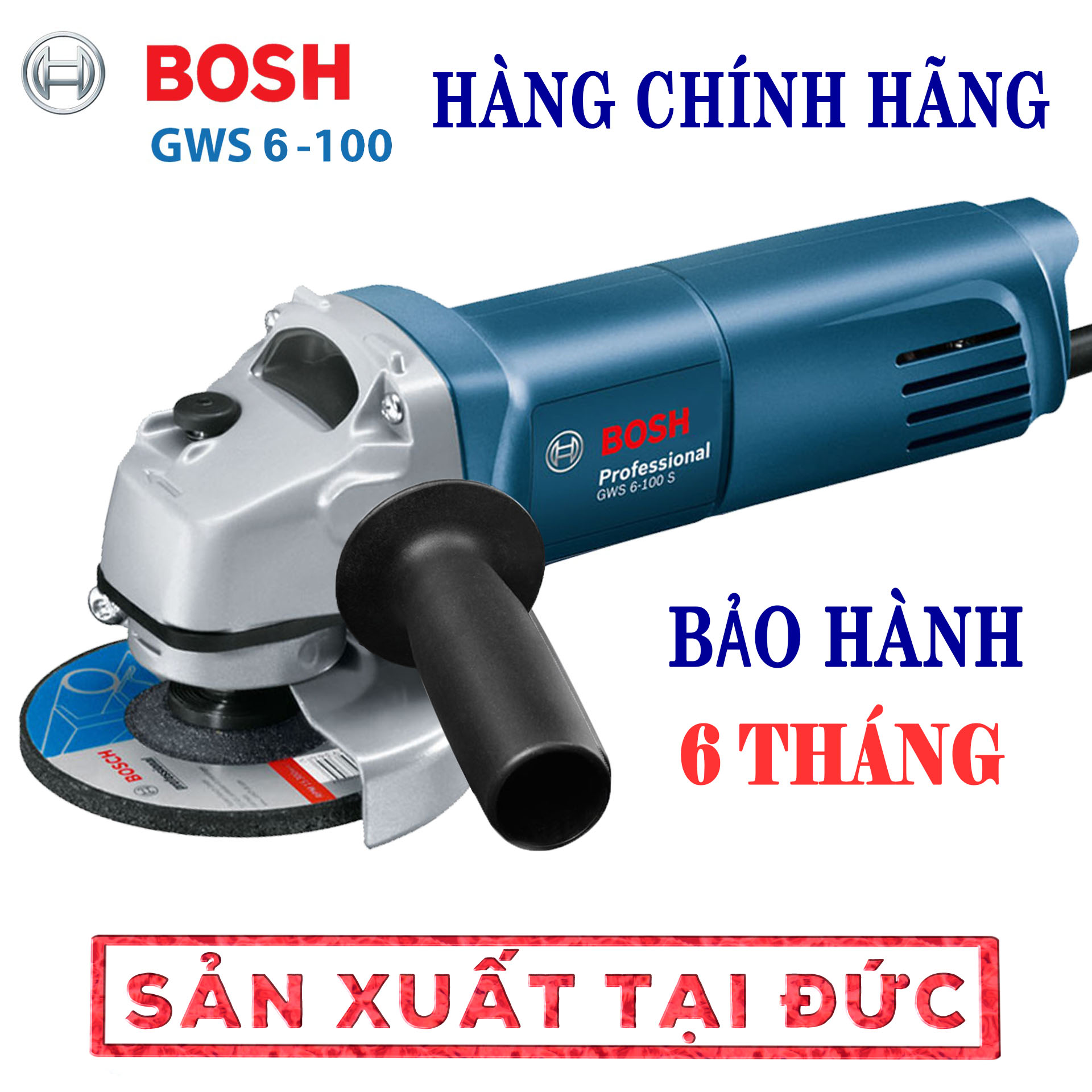 [CỰC SỐC  - GIÁ SỈ] Máy Mài Góc GWS 6-100 SM - Vật Liệu  100% Đồng Nguyên Chất - Sản Xuát Theo Tiêu Chuẩn Công Nghệ Đức - Độ Bền Cực Cao  - Bảo Hành 1 Đổi 1 Bởi Nhà Bán Hàng Shop Mega big 5.0
