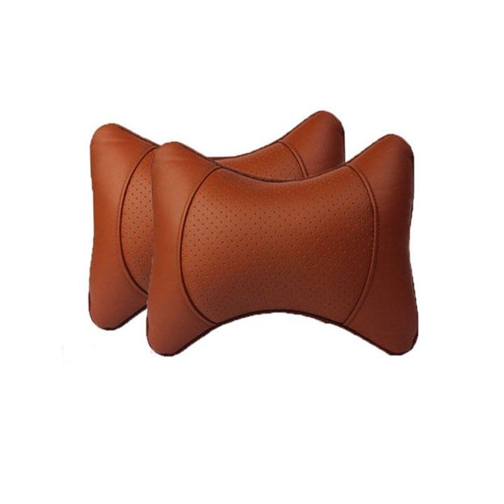 Bộ 4 gối tựa đầu xe hơi, gối tựa đầu muabansihcm chuyên dụng cho ô tô 27x19x6cm nhiều màu SUNHA