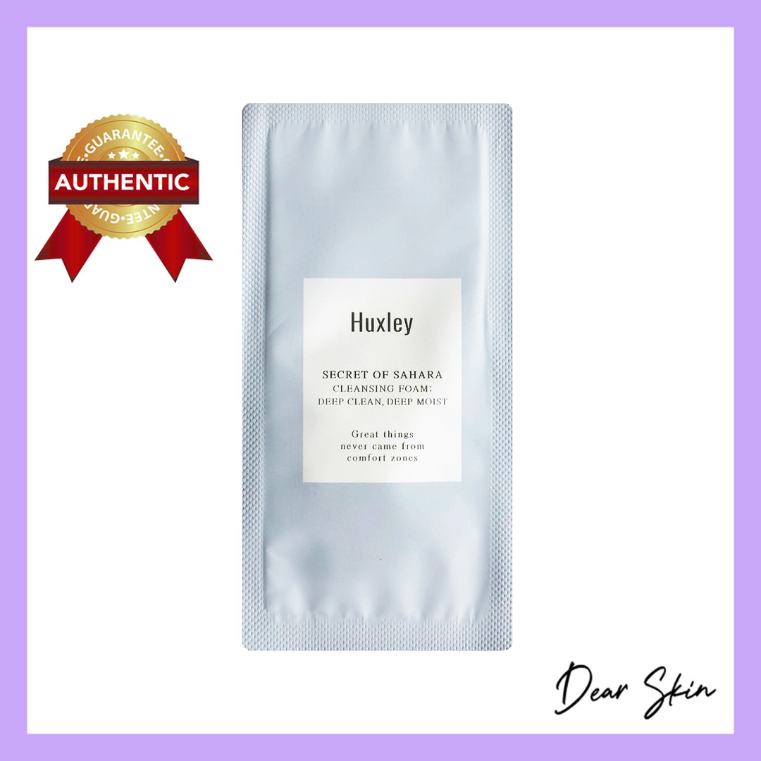 [Chính Hãng] Huxley Sữa Rửa Mặt -  Cleansing Foam Deep Clean Deep Moist mini size 3 ml