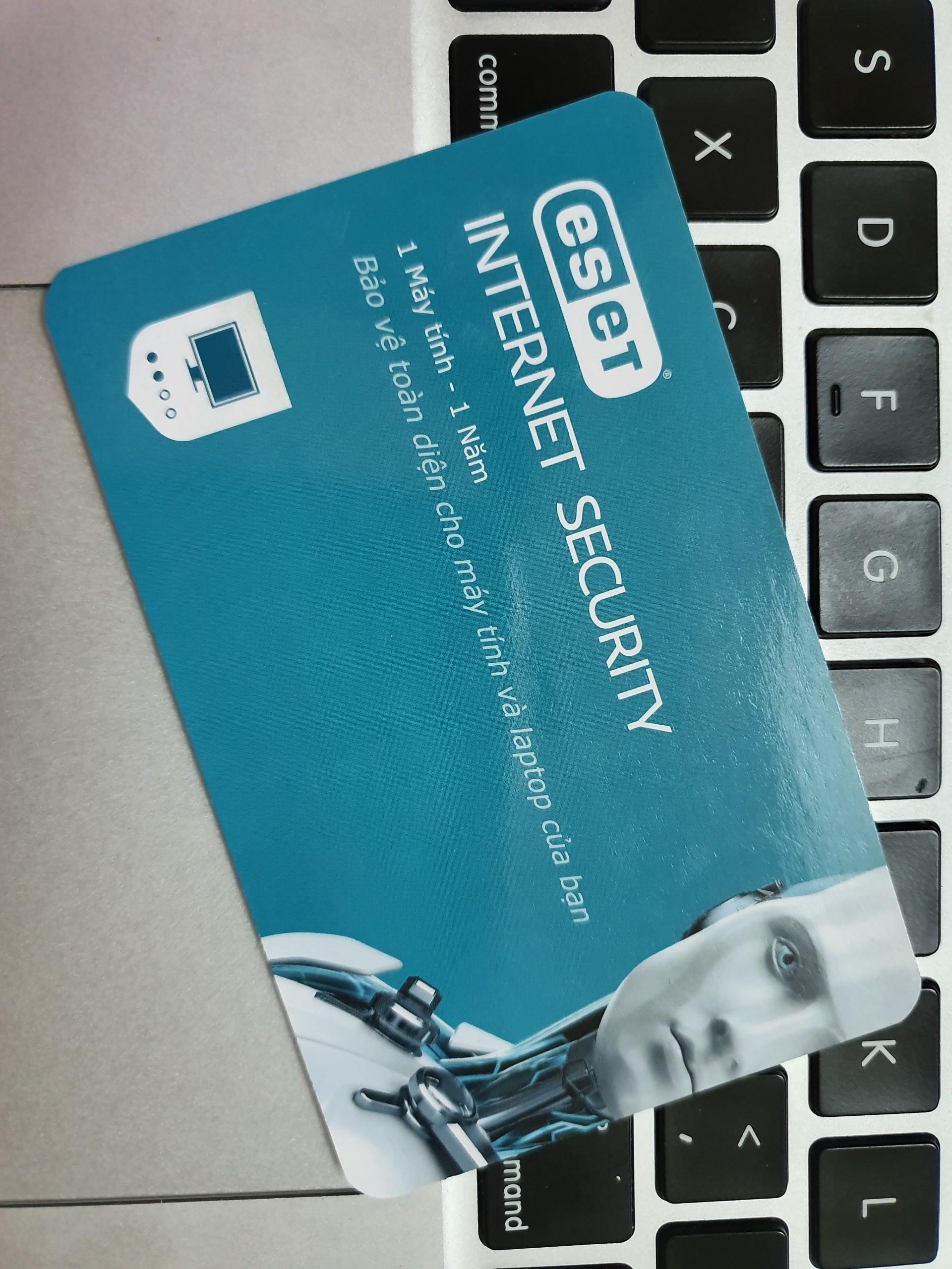 Phần mềm diệt virus ESET Internet Security 1PC 1 năm