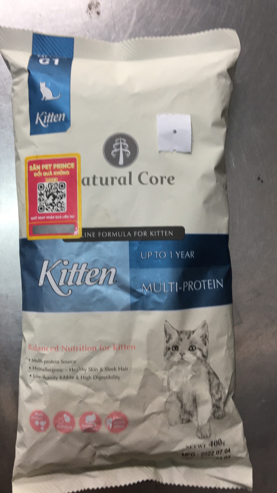 [MỚI] THỨC ĂN CHO MÈO NATURAL CORE BENE THỊT GÀ CÁ HỒI