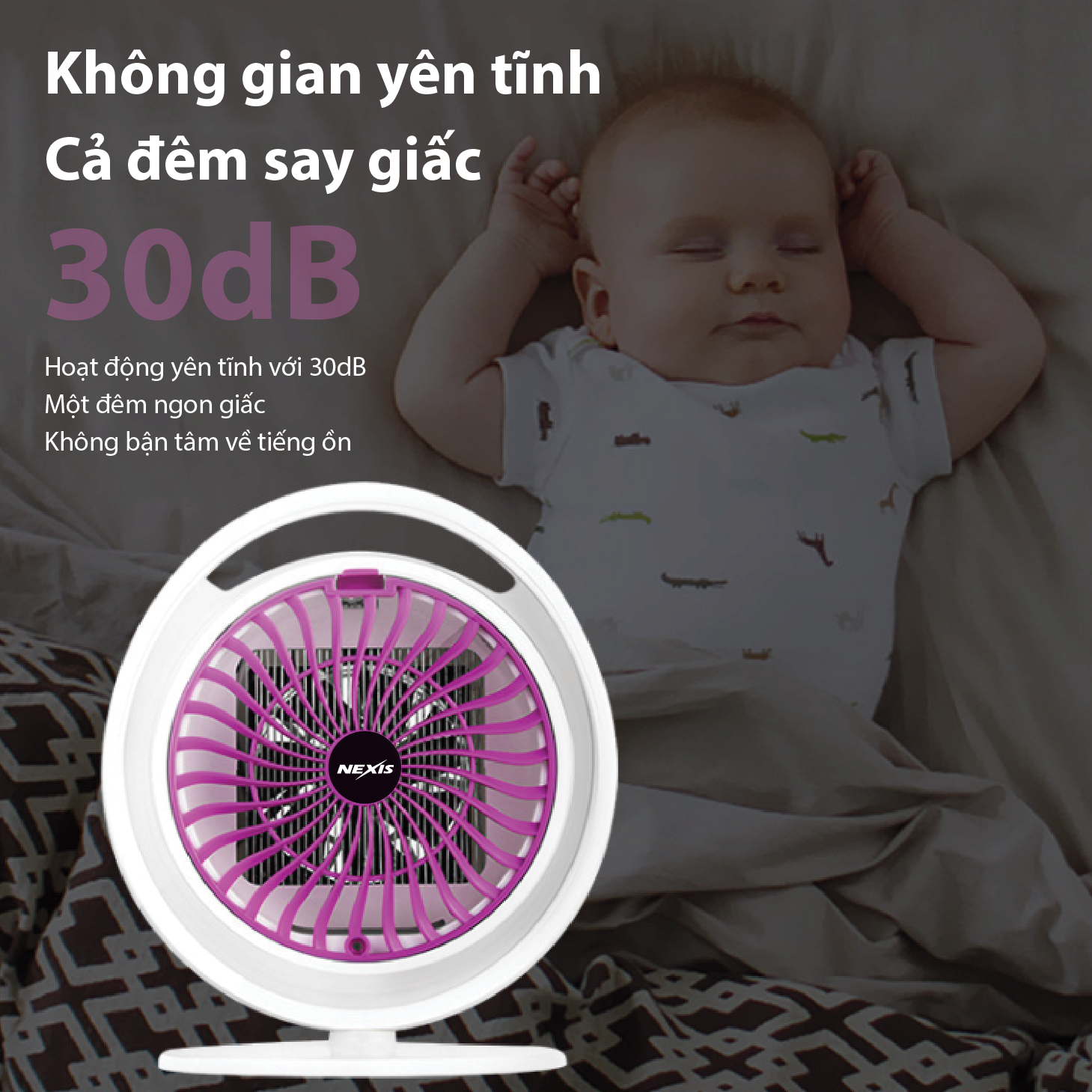 [HCM]Đèn diệt muỗi thông minh UV LED Nexis