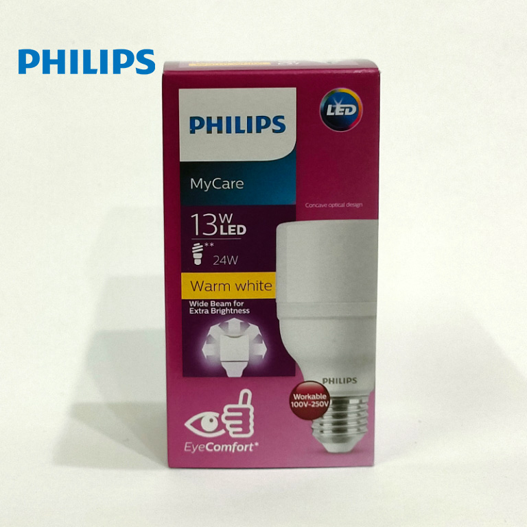 Bóng đèn philips ledbright 13w e27 ánh sáng trắng – vàng ấm 230v