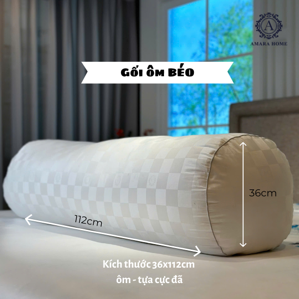 BST Ruột Gối Ôm Microgel Caro AMARA - Siêu Mềm Êm, Đàn Hồi Tốt, Nhiều Kích Thước, Giúp Ngủ Ngon