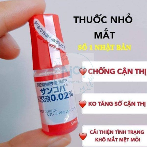 Nhỏ mắt chống cận Nhật Sancoba 5ml