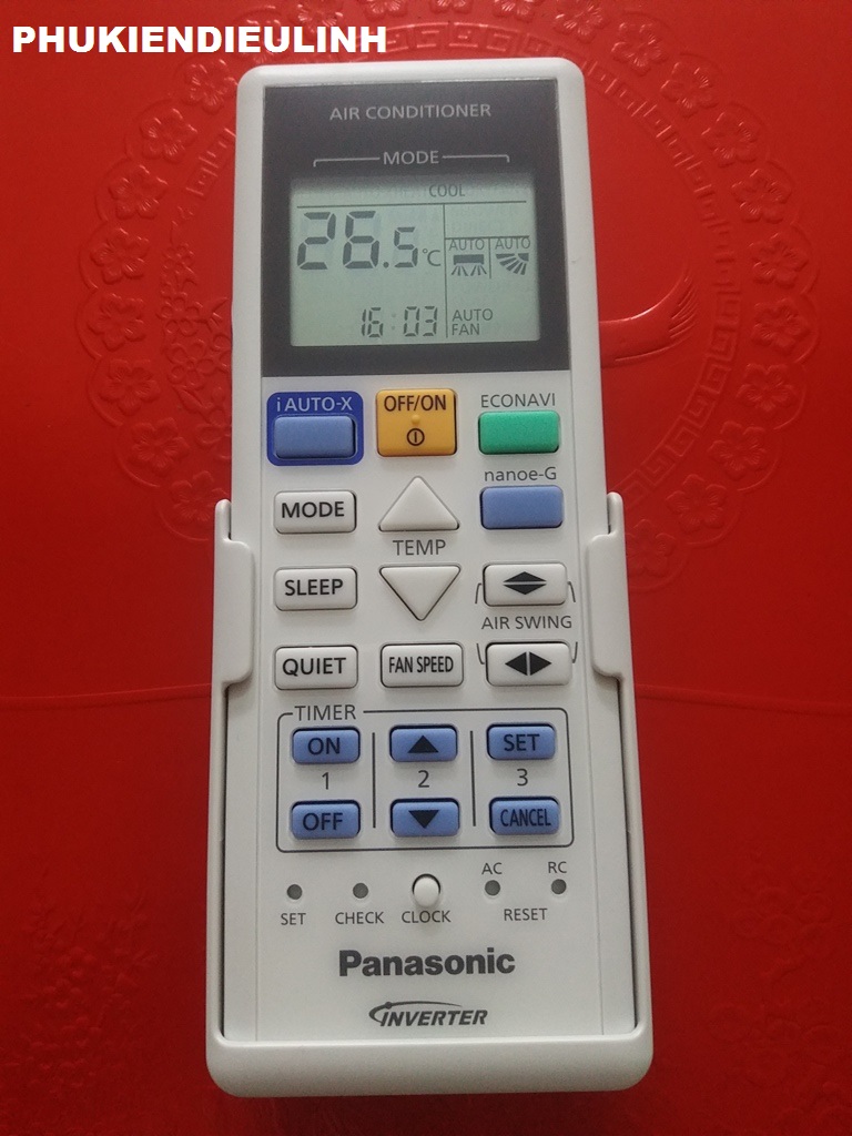 ĐIỀU KHIỂN ĐIỀU HÒA PANASONIC 01380 (CHÍNH HÃNG)