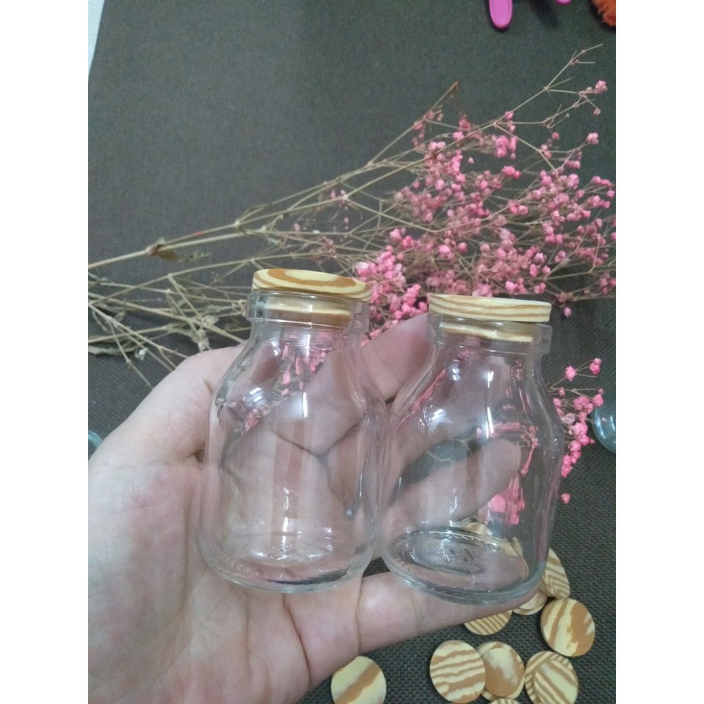 Combo 5 Lọ Thủy Tinh 50Ml Kèm Nút Xốp