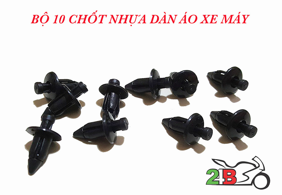 [HCM]CHỐT NHỰA DÀN ÁO 6 LI HONDA