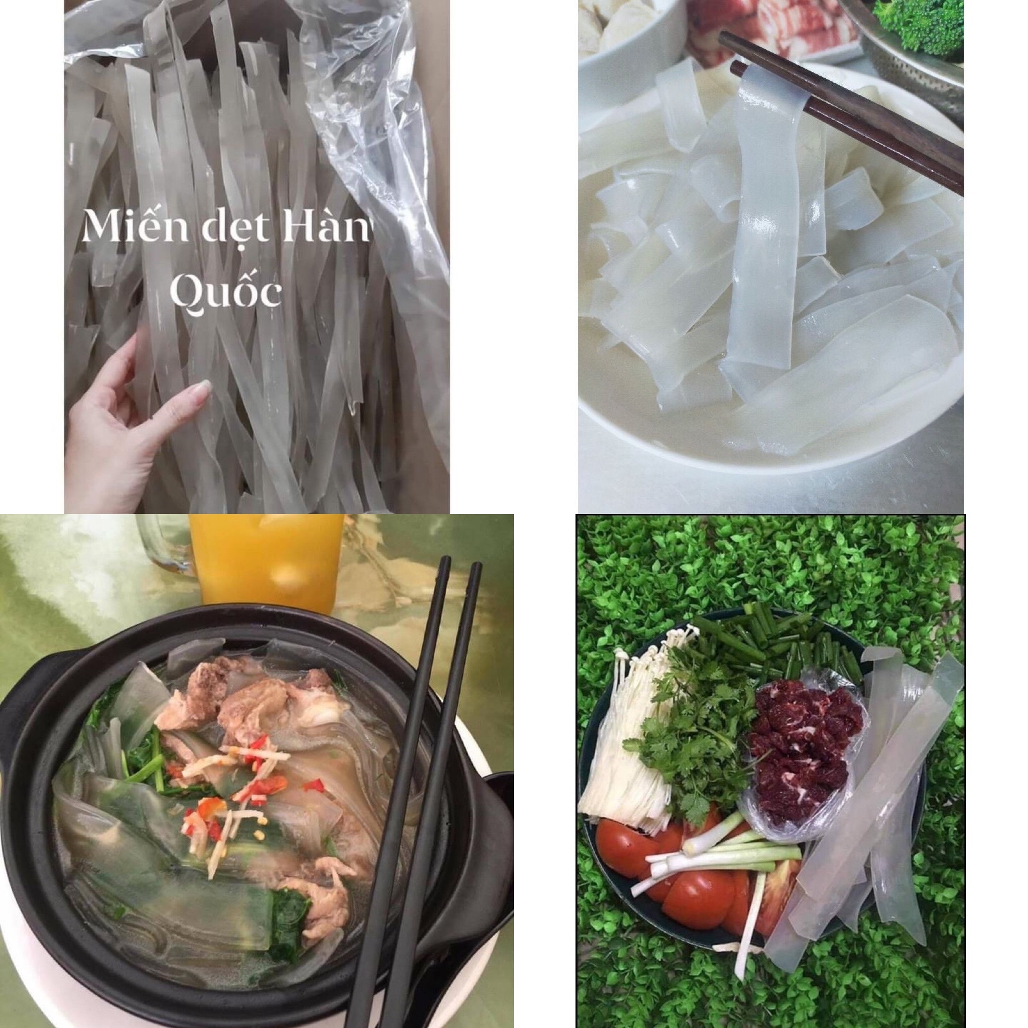 Miến Dẹt Hàn Quốc (hàng chuẩn Hàn) 1KG
