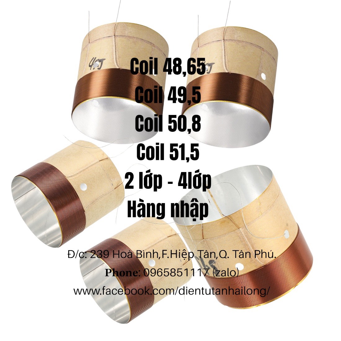 Coil loa 48.65 --> 51.5 (2 - 4) lớp