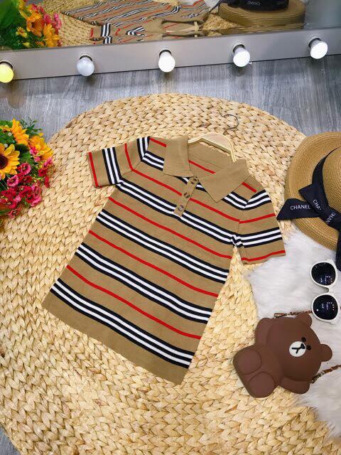 Áo BBR kẻ ngang cổ bẻ