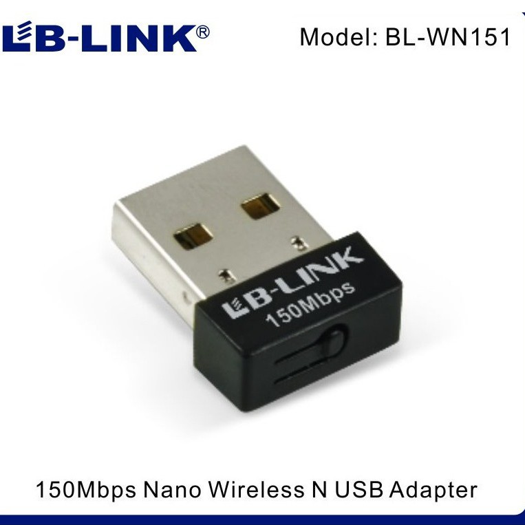 Bộ thu wifi máy tính bàn - Usb thu wifi LB link BL-WN151 - Chính hãng