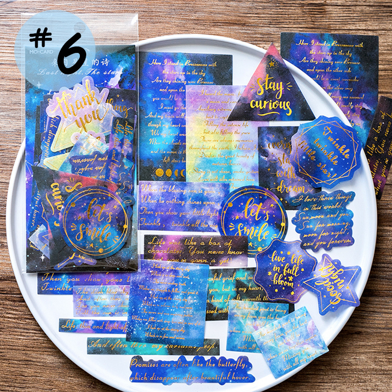 Sticker mysterious night Be Tiny Stationery
