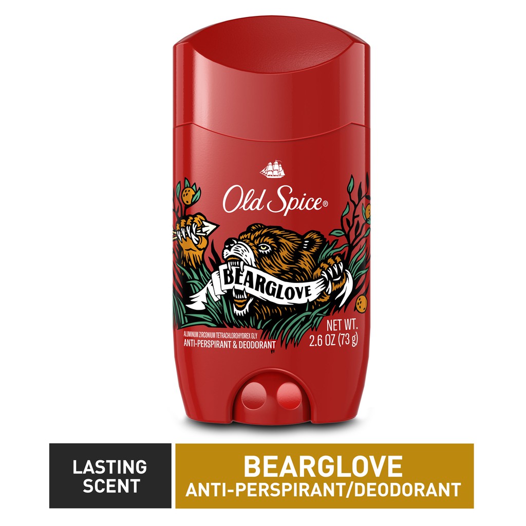 Lăn Khử Mùi Old Spice BEARGLOVE 73Gr - Dạng Sáp Trắng