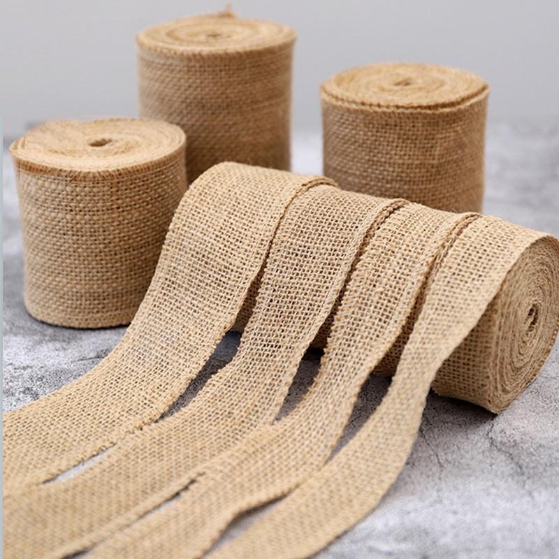 Ruy băng vải bố CARO phụ kiện handmade, decor, trang trí - giá bán 1 mét