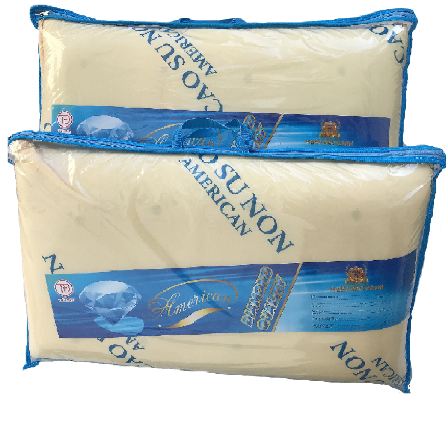[HCM]Gối Cao Su Non American Ovan 40x60cm -Gối Cao Su Non Loại 1 - Chống tê mỏi khi ngủ Giúp Bạn Cải Thiện Giấc Ngủ và Sức Khoẻ