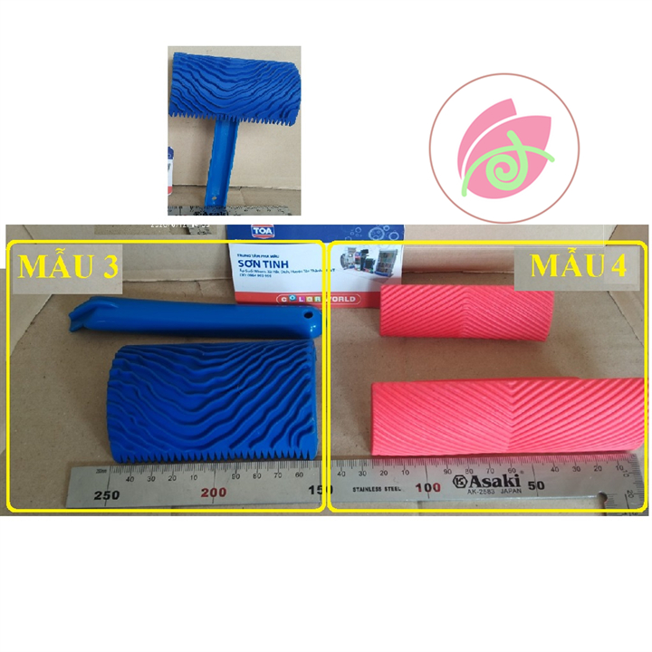 Dụng cụ tạo vân gỗ , đùng trong sơn giả gỗ  (2 miếng) ( có 2 mẫu, khách nhớ lựa mẫu)