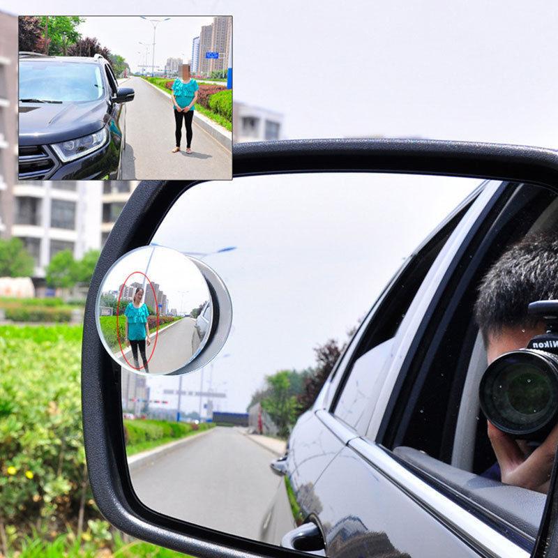 Bộ 2 gương cầu lồi chiếu hậu xóa điểm mù xe hơi 360 độ hiệu Baseus