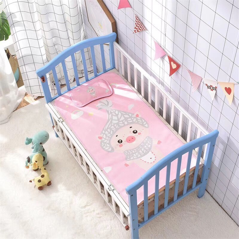 Chiếu lụa điều hòa 3D cho bé kèm gối cho bé yêu