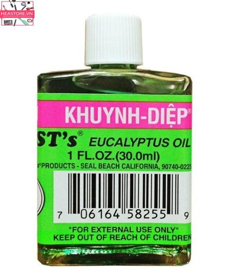 Dầu khuynh diệp bst's eucalyptus oil - 30ml