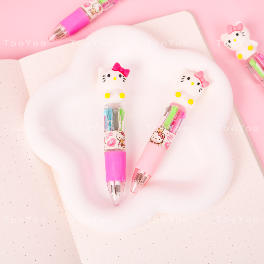 Bút bi 4 màu hello kitty 10cm dễ thương cute tooyoo bk00215