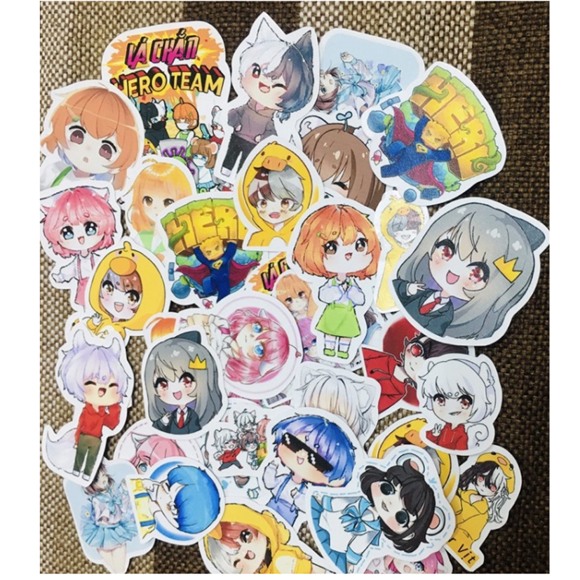 [HCM]Sticker Hero Team (Bộ 20-50 sticker random)
