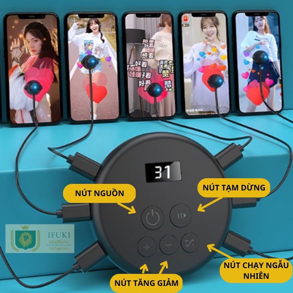 Auto Clicker Mobile Phone Screen Clicker auto click device the touch screen mobile phone, live stream clicks multiple machines, clicks the Tiktok auto tap heart, picks up coins plays games