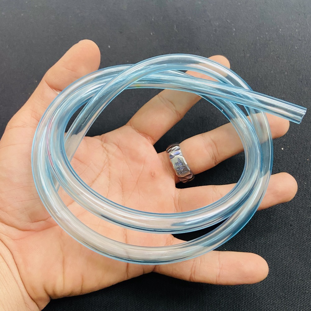 DÂY XĂNG XE MÁY, ỐNG XĂNG XE MÁY CAO SU TRONG SUỐT DÀI 1 MÉT GẮN CÁC DÒNG XE YAMAHA, HONDA (MÀU XANH DƯƠNG)