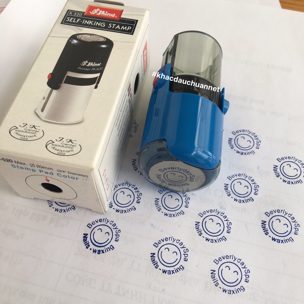 Khắc dấu sticker - Shiny Printer R520