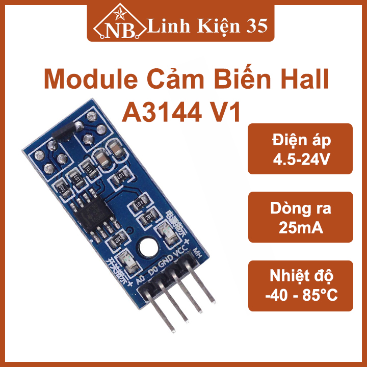 Module cảm biến từ trường hall a3144 v1
