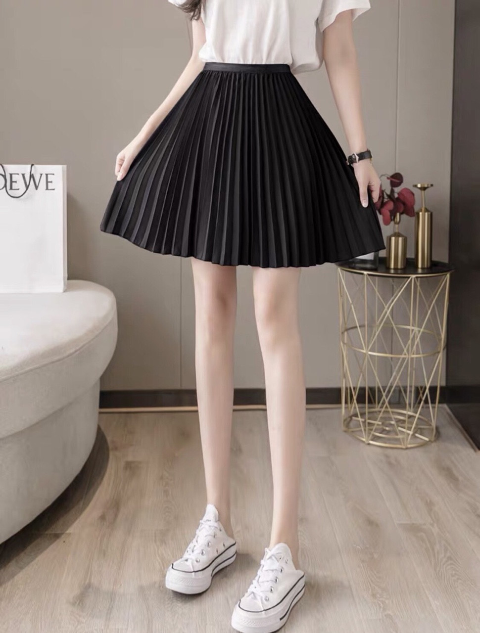 CHÂN VÁY DẬP LY NGẮN MỚI VỀ