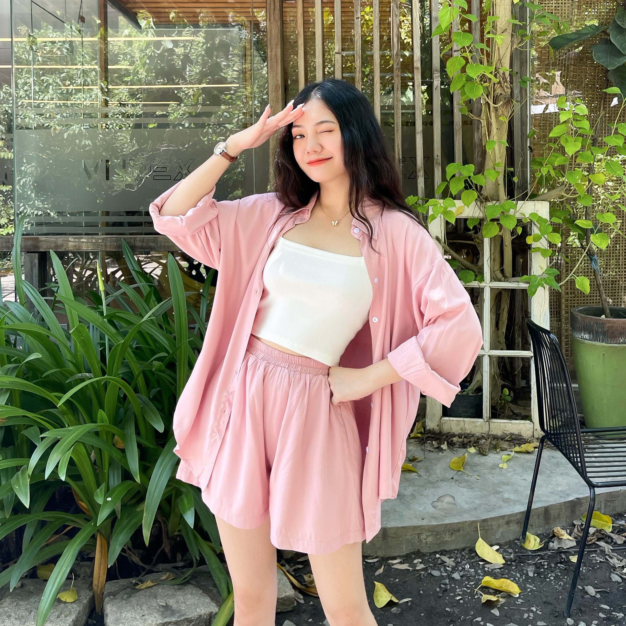 ÁO 2 DÂY BASIC ZAREEN OAL03 TRẮNG