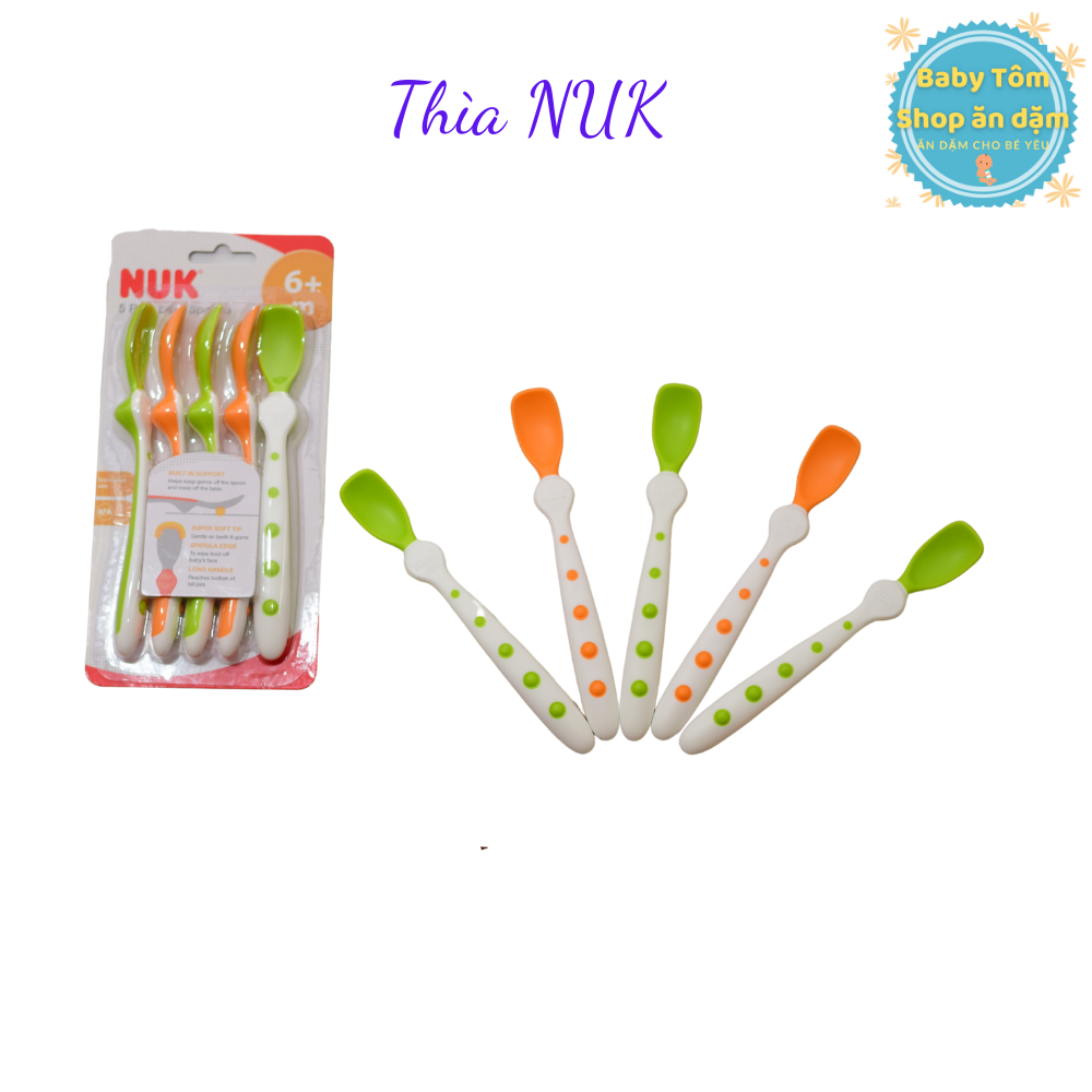 Thìa mềm ăn dặm NUK cho bé yêu