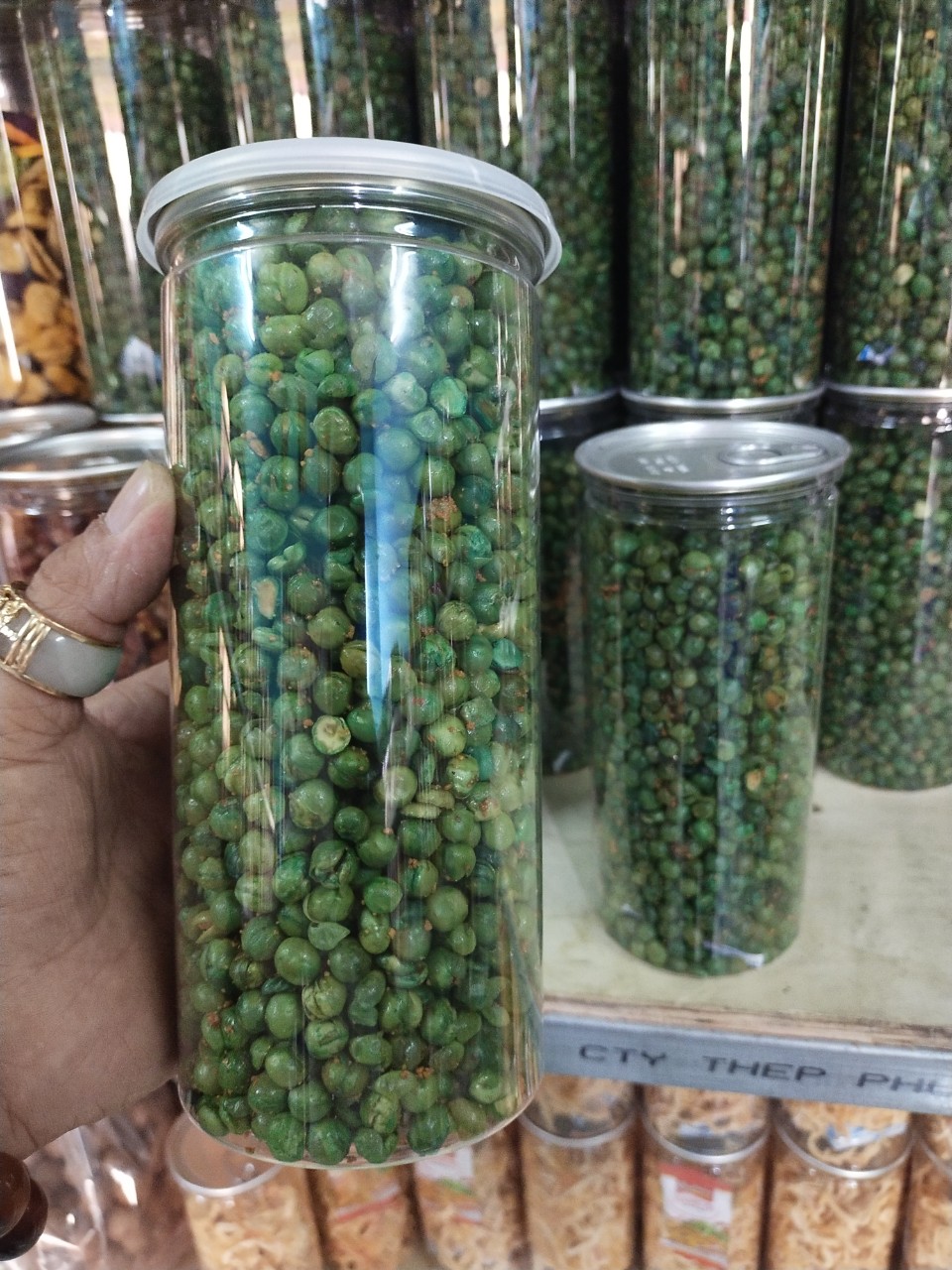 500g ĐẬU HÀ LAN TỎI ỚT