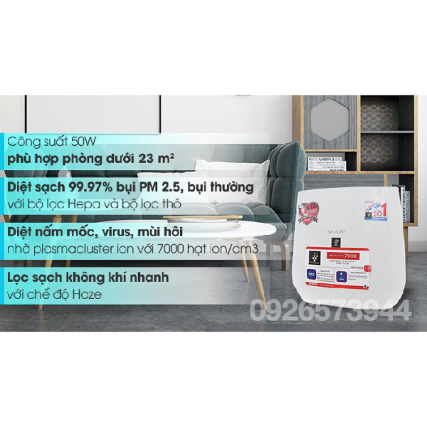 Bảng giá Máy lọc không khí Sharp FP-J30E-B