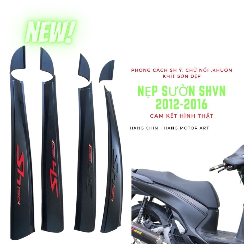 Nẹp Sườn SH 2012-2016 Độ Kiểu Ý - MT 2022