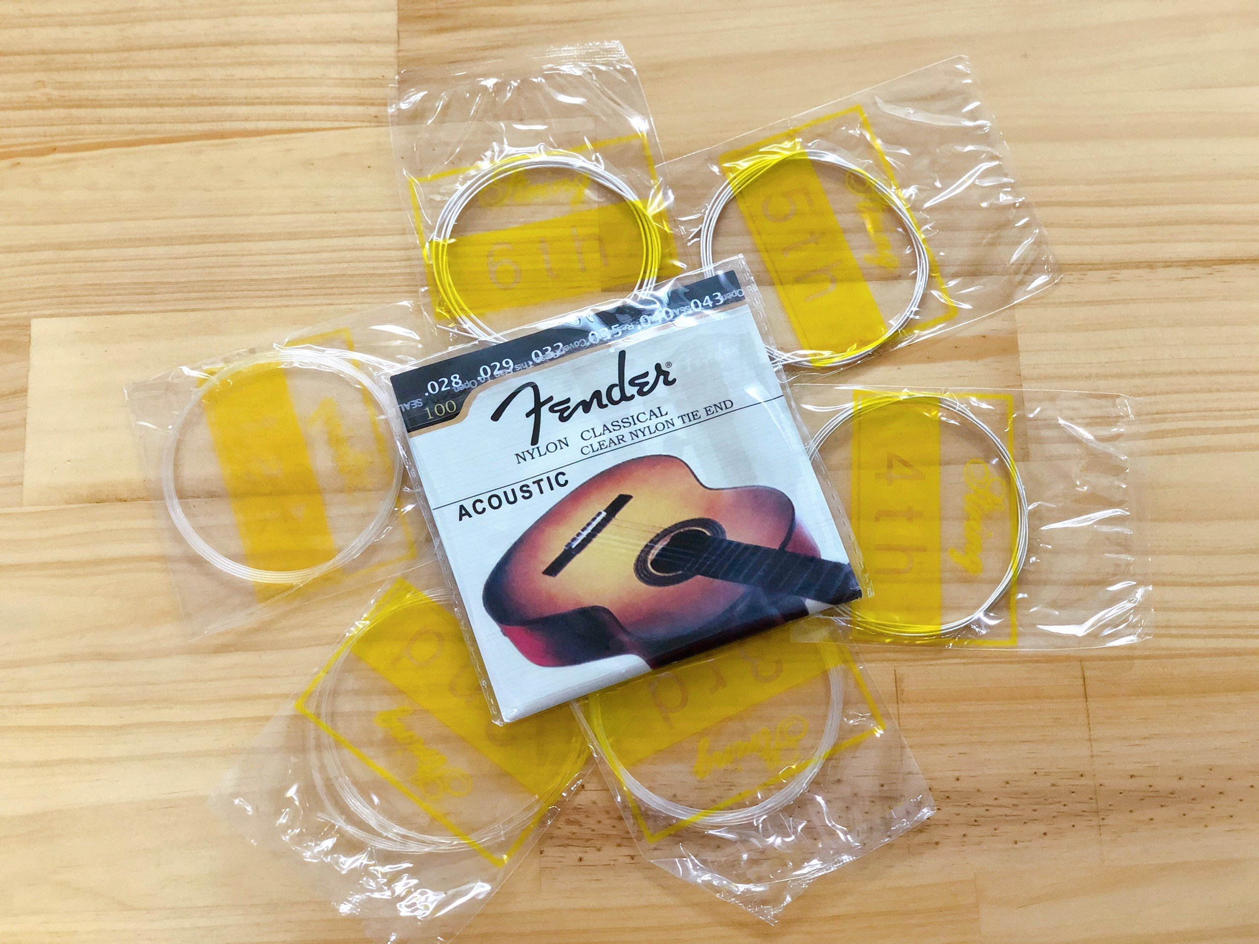 Bộ dây guitar classic nilon Fender