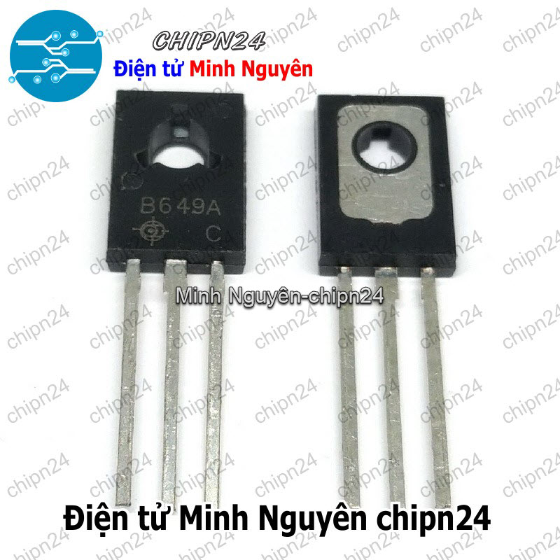 [5 con] (KT1) Transistor B649 TO-126 PNP 1.5A 160V (2SB649A 2SB649 649) - HH006114