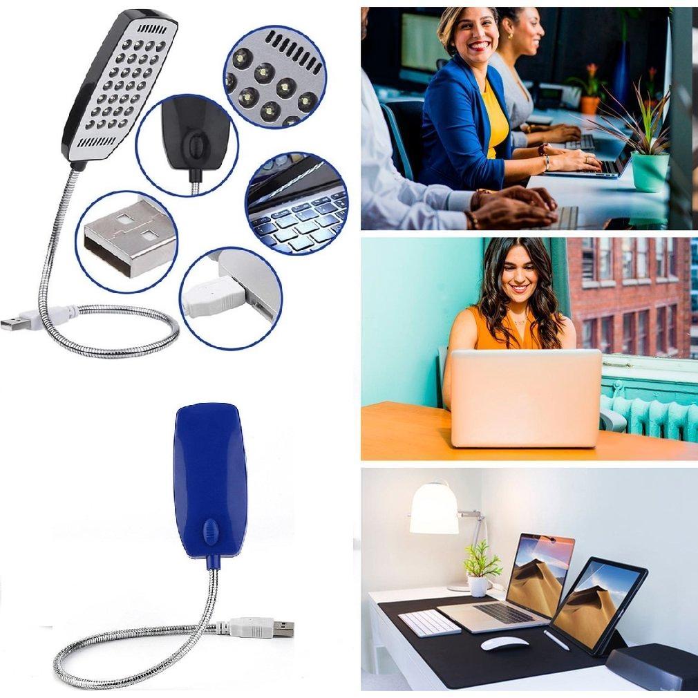 Đèn LED 28 bóng siêu sáng cổng USB (Màu ngẫu nhiên) đèn led để bàn, đèn led, đèn led trang trí, Đẹp hơn đèn led sạc để bàn đèn học kiêm đèn ngủ xoay 360