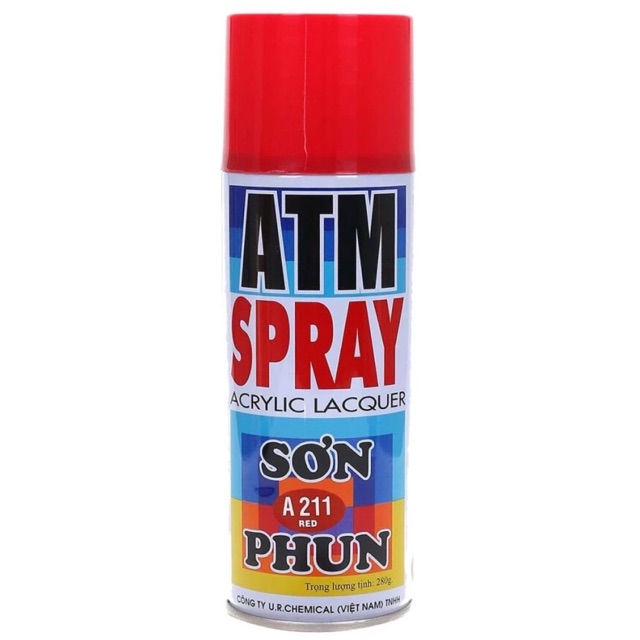 Sơn Xịt Atm Sray Sơn Phun Cao Cấp Nhiều Màu