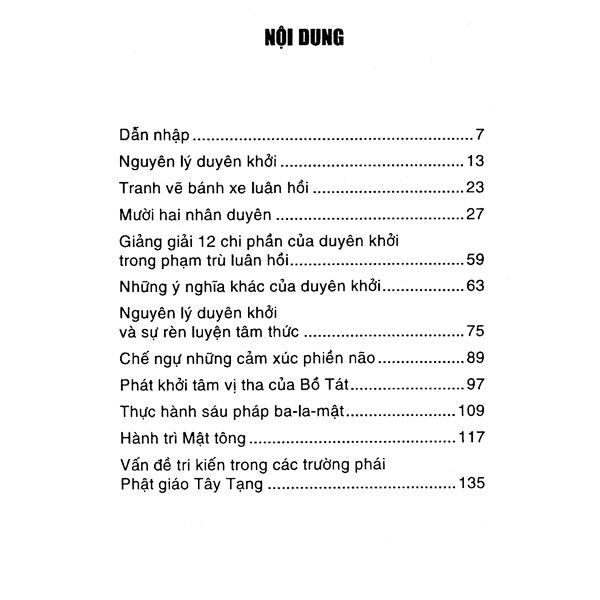 Sách - Nguyên Lý Duyên Khởi