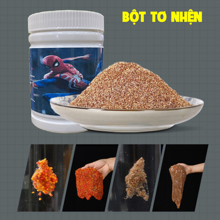 Mồi Câu Cá - Bột Tơ Nhện Câu Cá - Mồi Câu Cá Bột Tơ Nhện, Hủ Bột Câu cá