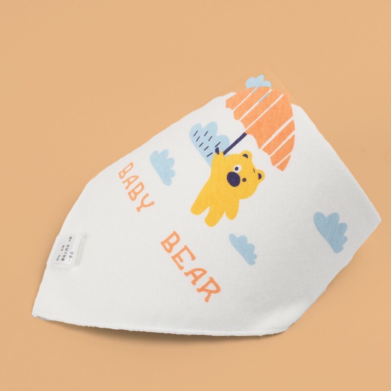 Yếm Vải Cotton Đeo Cổ Cho Bé