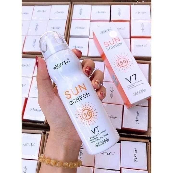 Xịt chống nắng V7 SUN