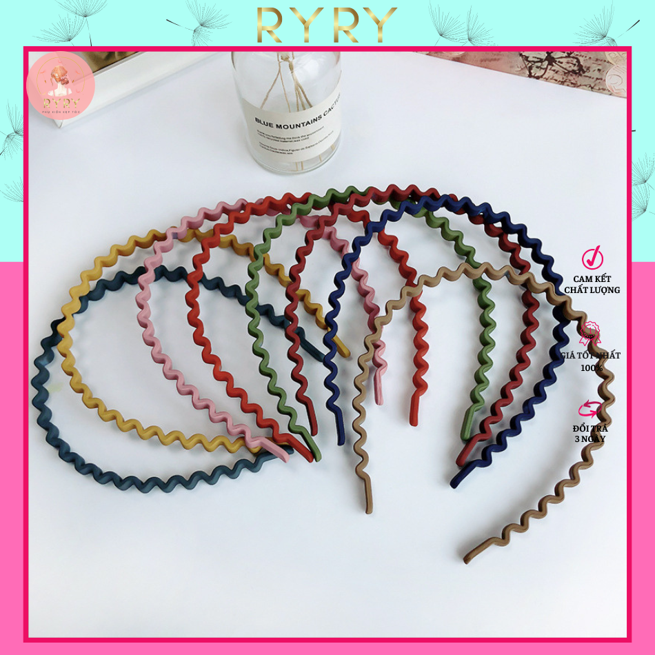 Cài Tóc Nhựa 0.6cm Gợn Sóng Tạo Độ Phồng Tóc Thời Trang Hàn Quốc Cho Nữ
