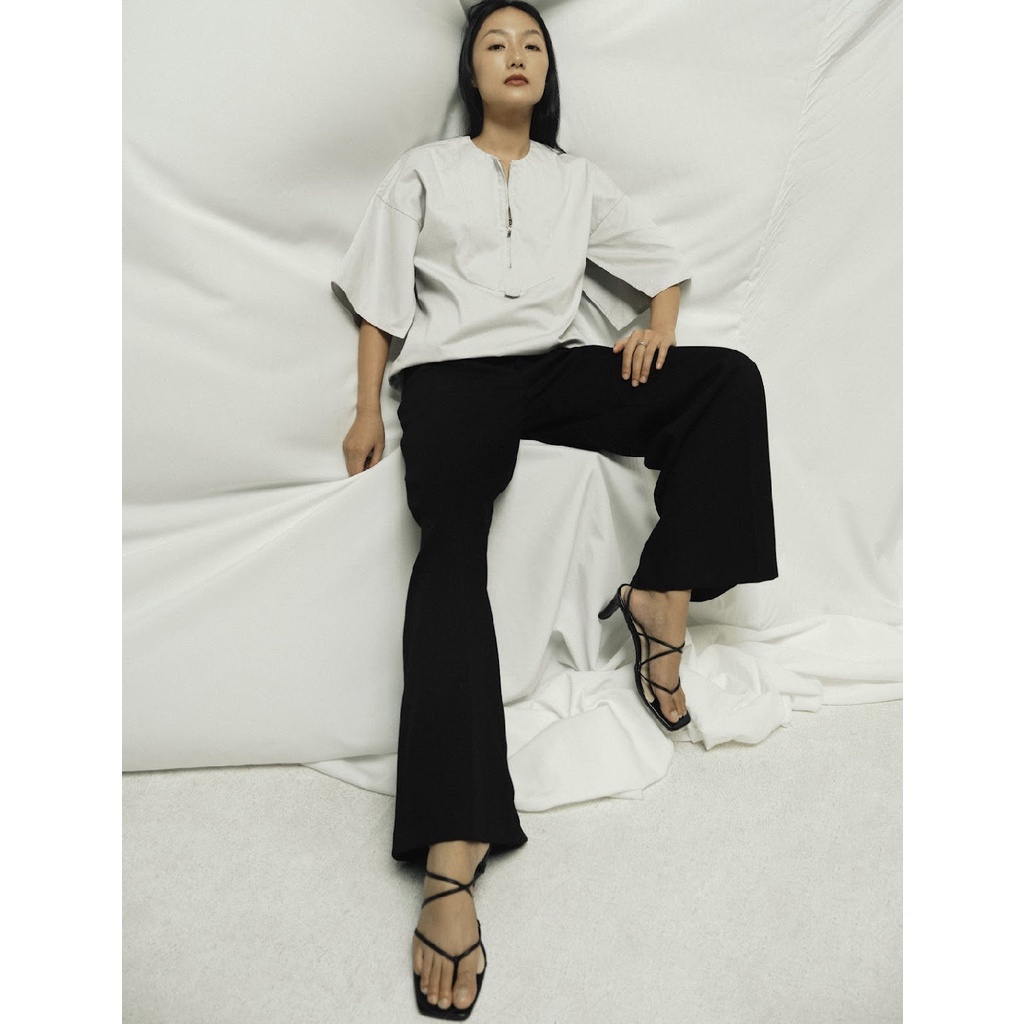 Doré Studio - Áo Kiểu Phối Zip
