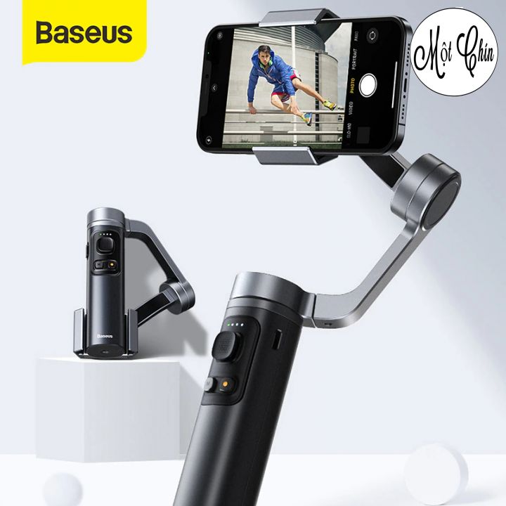 Tay cầm chống rung đa năng nhỏ gọn mini cho điện thoại Baseus Gimbal Stabilizer Smartphone Handheld Holding