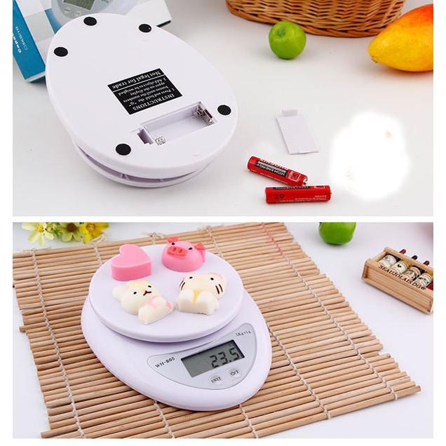 [HCM]Cân điện tử mini nhà bêp 5kg Electronic Kitchen B05